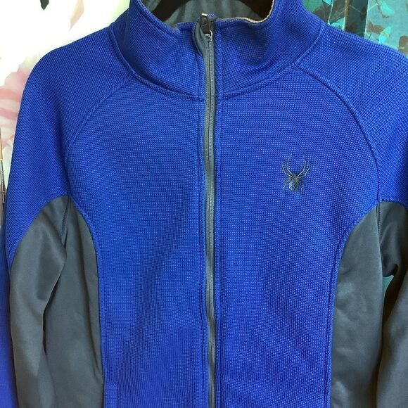 Spyder Mens Outbound Knit Zip Up Jacket ⚡️ 💙 - Picture 3 of 6